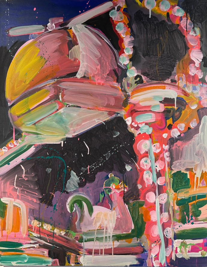 ART COMPASS - Jonas Hoedicke - Kirmes - 80 x 100 cm ART COMPASS - Jonas Hoedicke - Kirmes - 80 x 100 cm