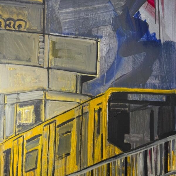 ART COMPASS - Jonas Hoedicke - S-Bahn - 100 x 80 cm