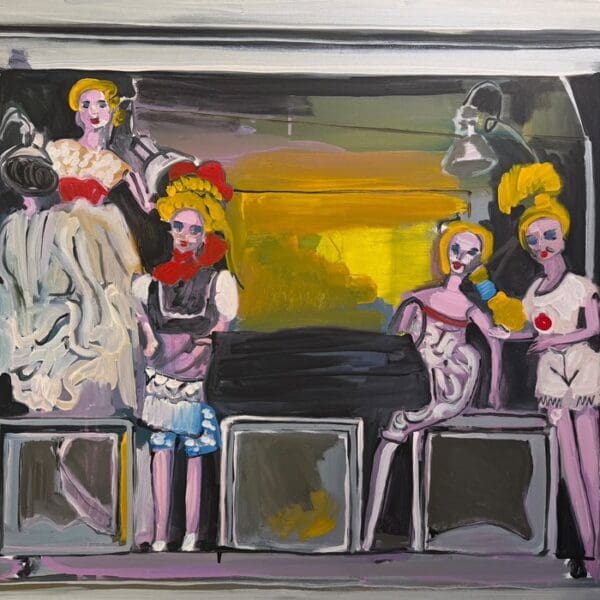 ART COMPASS - Jonas Hoedicke - Schwarzes Cafe Schaukasten - 80 x 100 cm